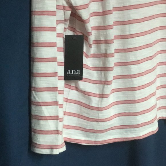 NEW-Pink Stripe Top by a.n.a - Sz XXL - Picture 4 of 4